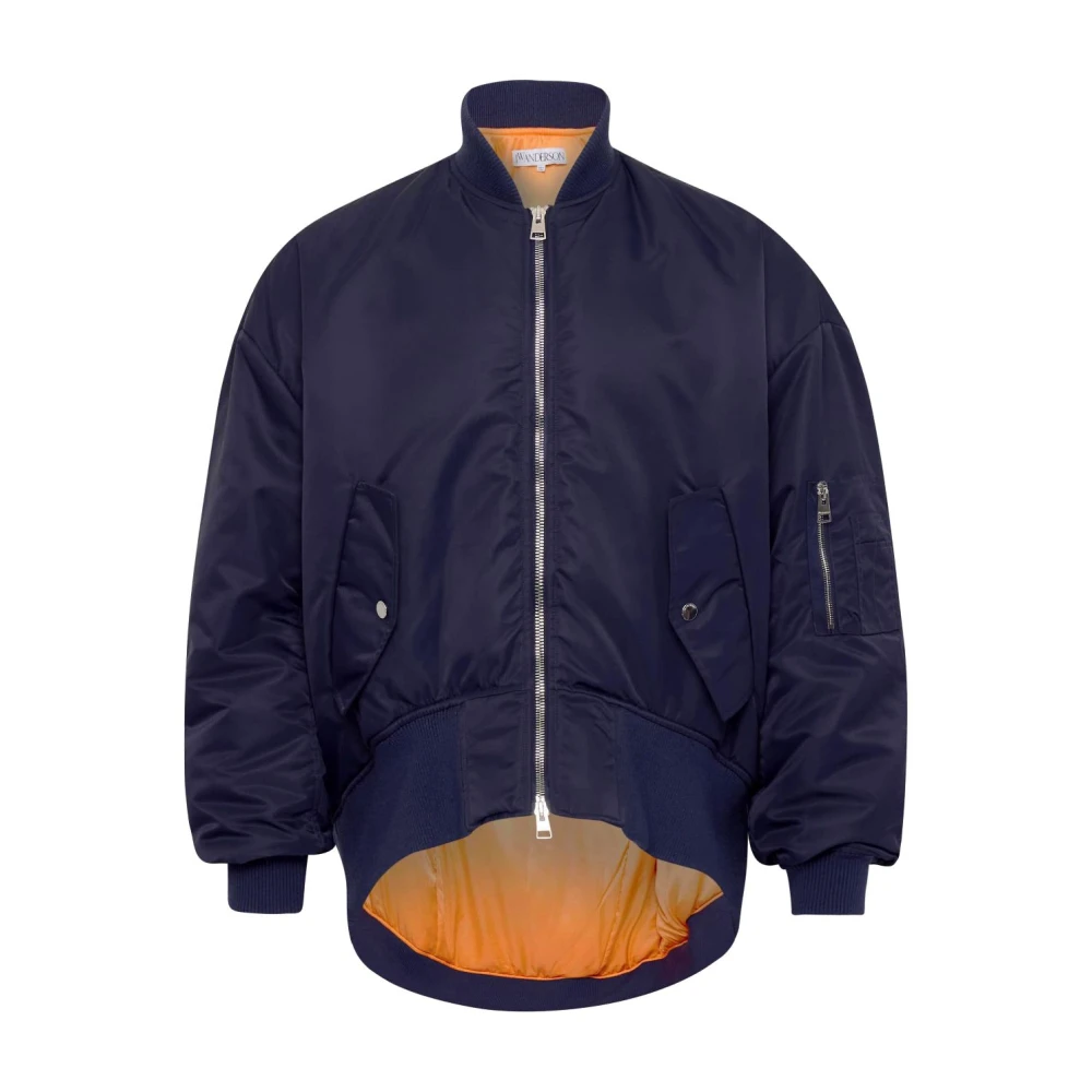 JW Anderson Blauwe Bomberjas Blue Heren