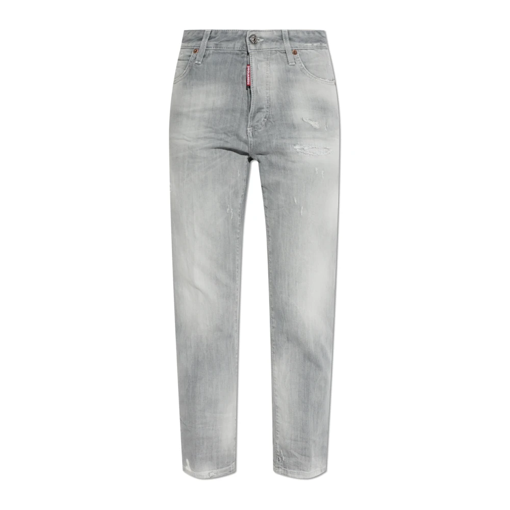 Dsquared2 Women's Gray Boston Jeans - Cropped Jeans - Xs - Jeans