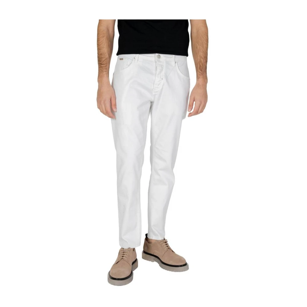 Antony Morato Men's White Slim Fit Cotton Jeans Collection