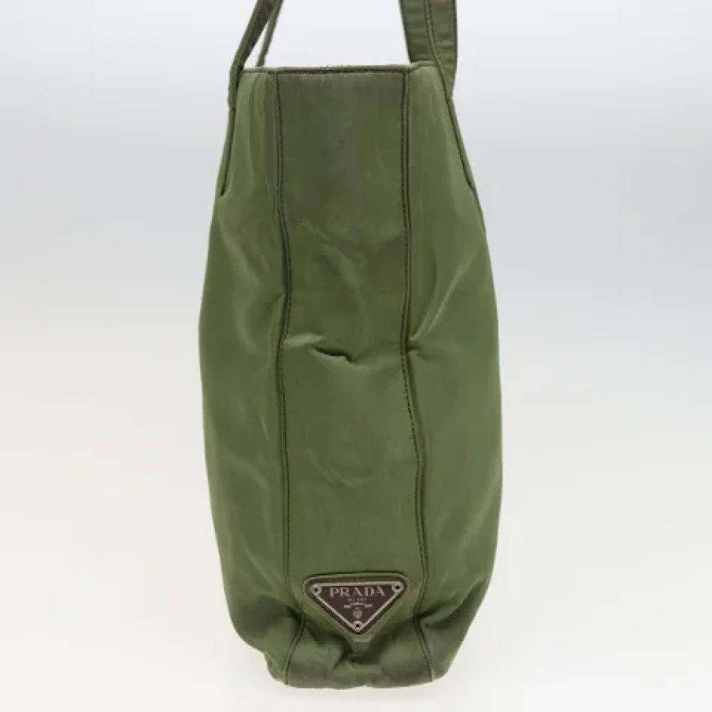 Prada Vintage Pre-owned Nylon totes Brown Dames