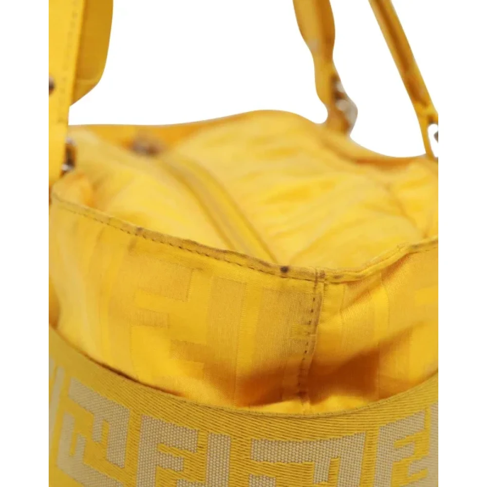 Fendi Vintage Pre-owned Nylon fendi-bags Yellow Dames