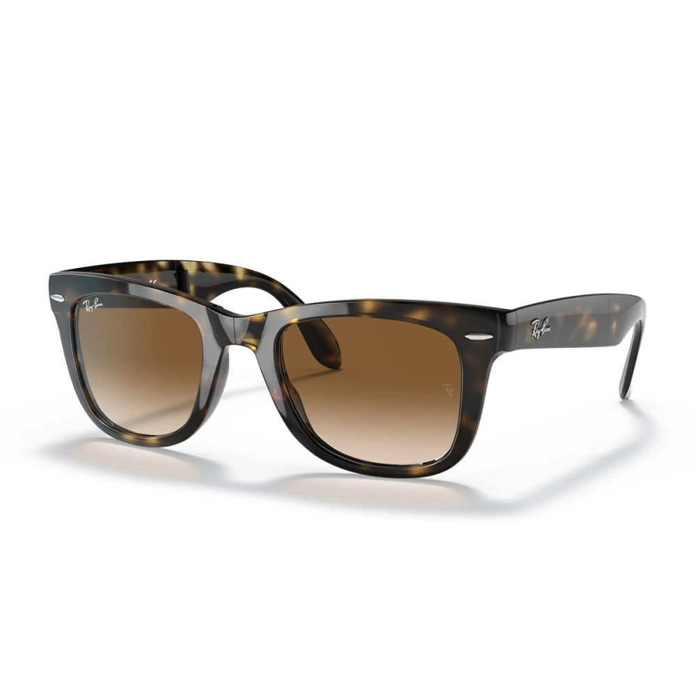 Ray-Ban Sunglasses Folding Wayfarer 4105 Light Havana Brown Gradient 710/51 M - Image 7