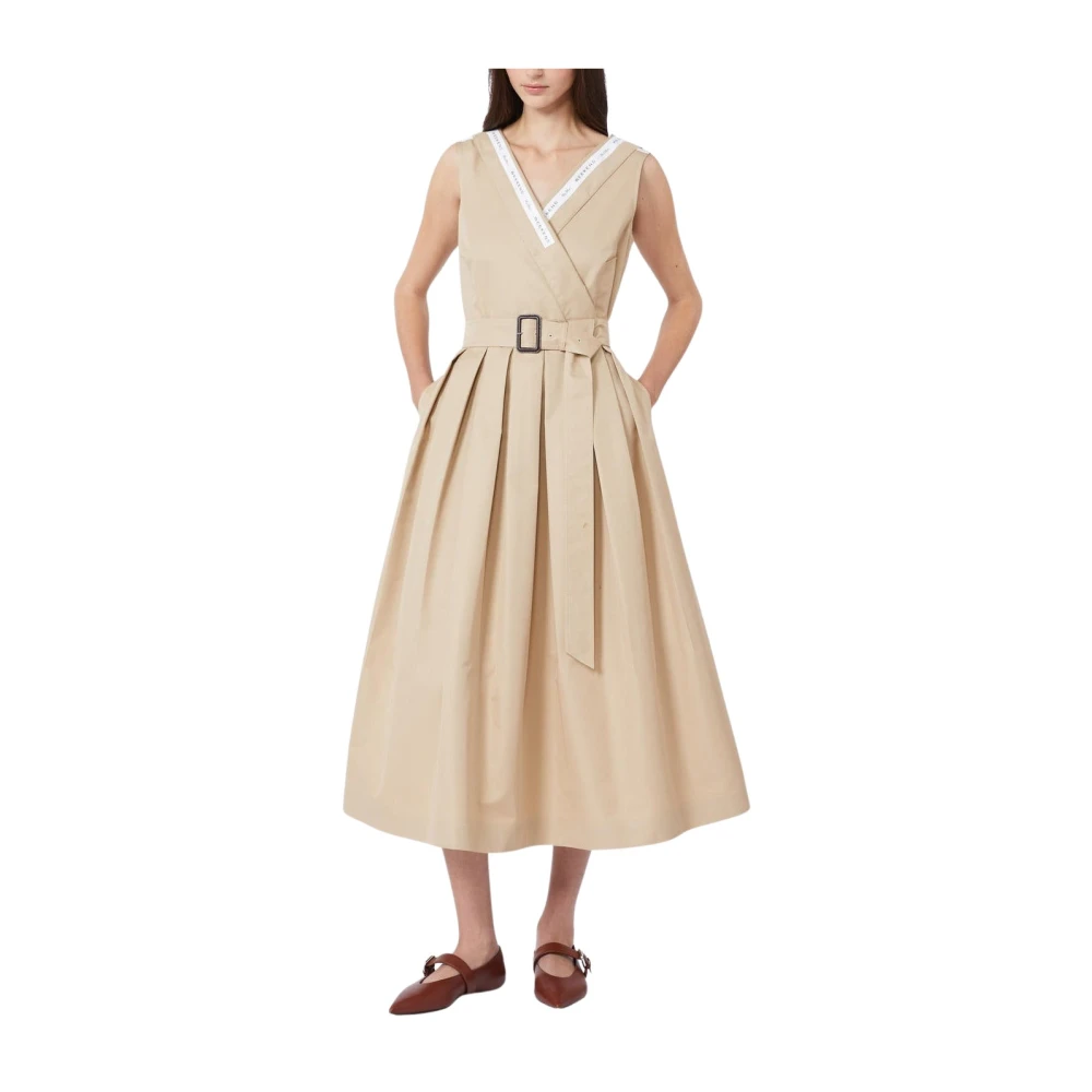 Weekend Max Mara Femme Beige Robes, Taille: 36 Fr Robes Chemises