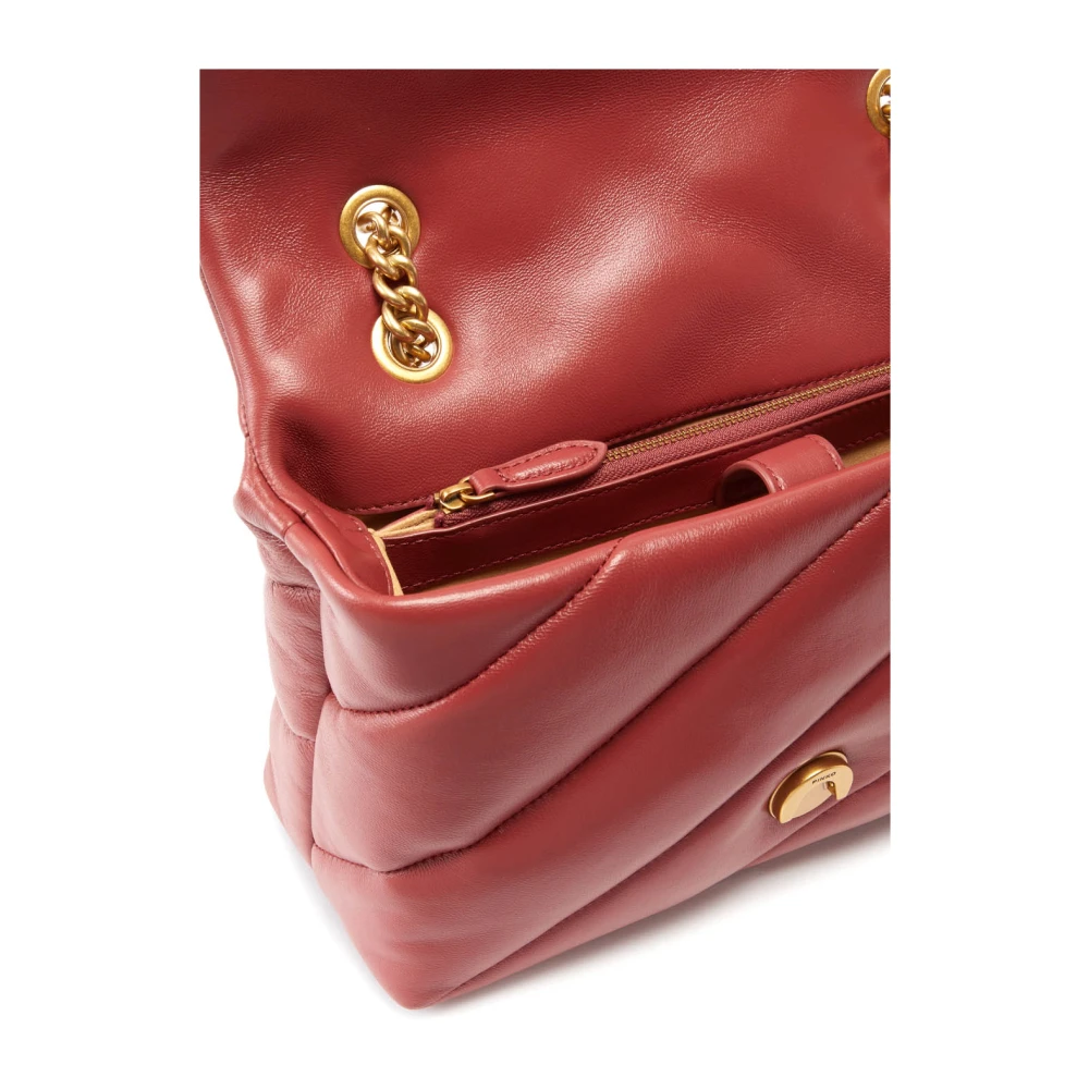 pinko Love Bag Puff met Diamond Cut Red Dames