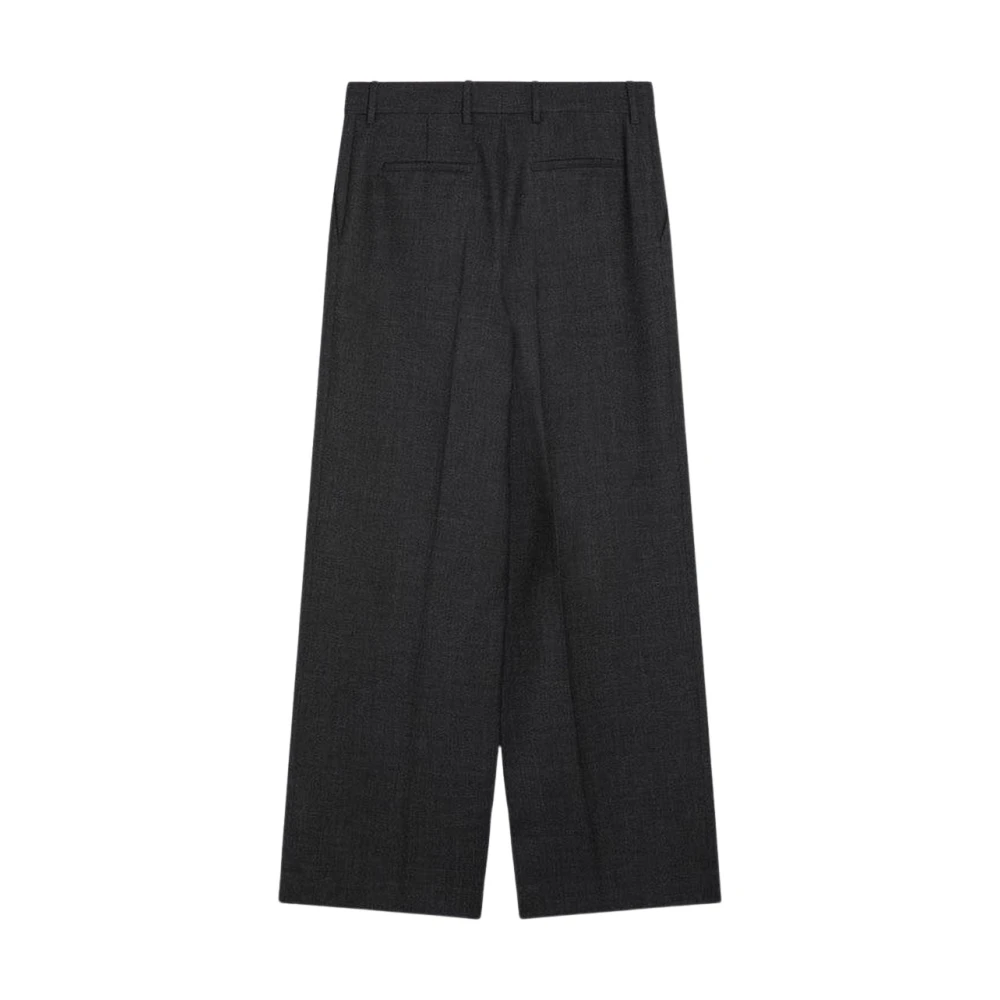 Givenchy Grå Skräddade Vida Byxor