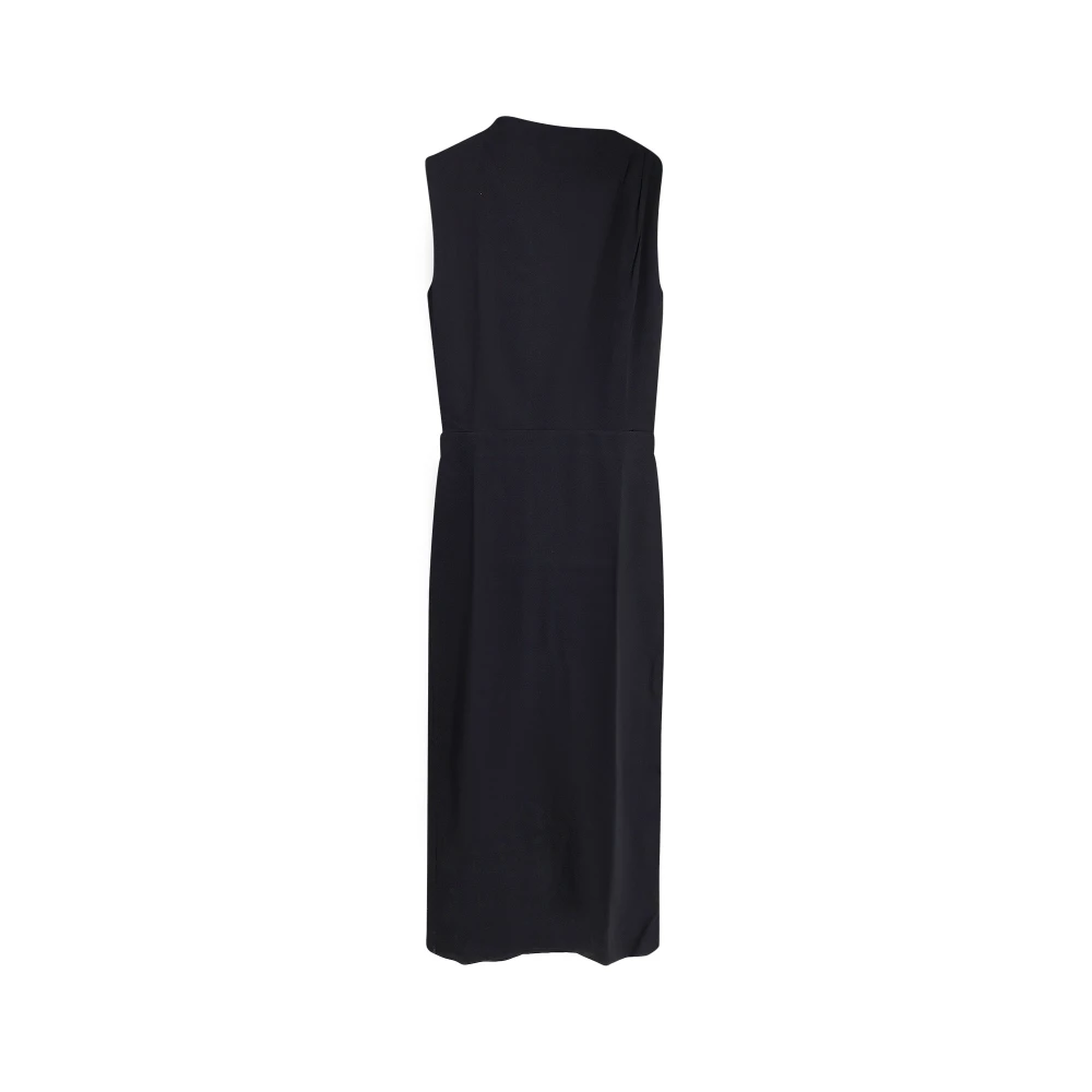 Soeur Women's Black Midi Dresses, Xs, Gemma Draped Dress