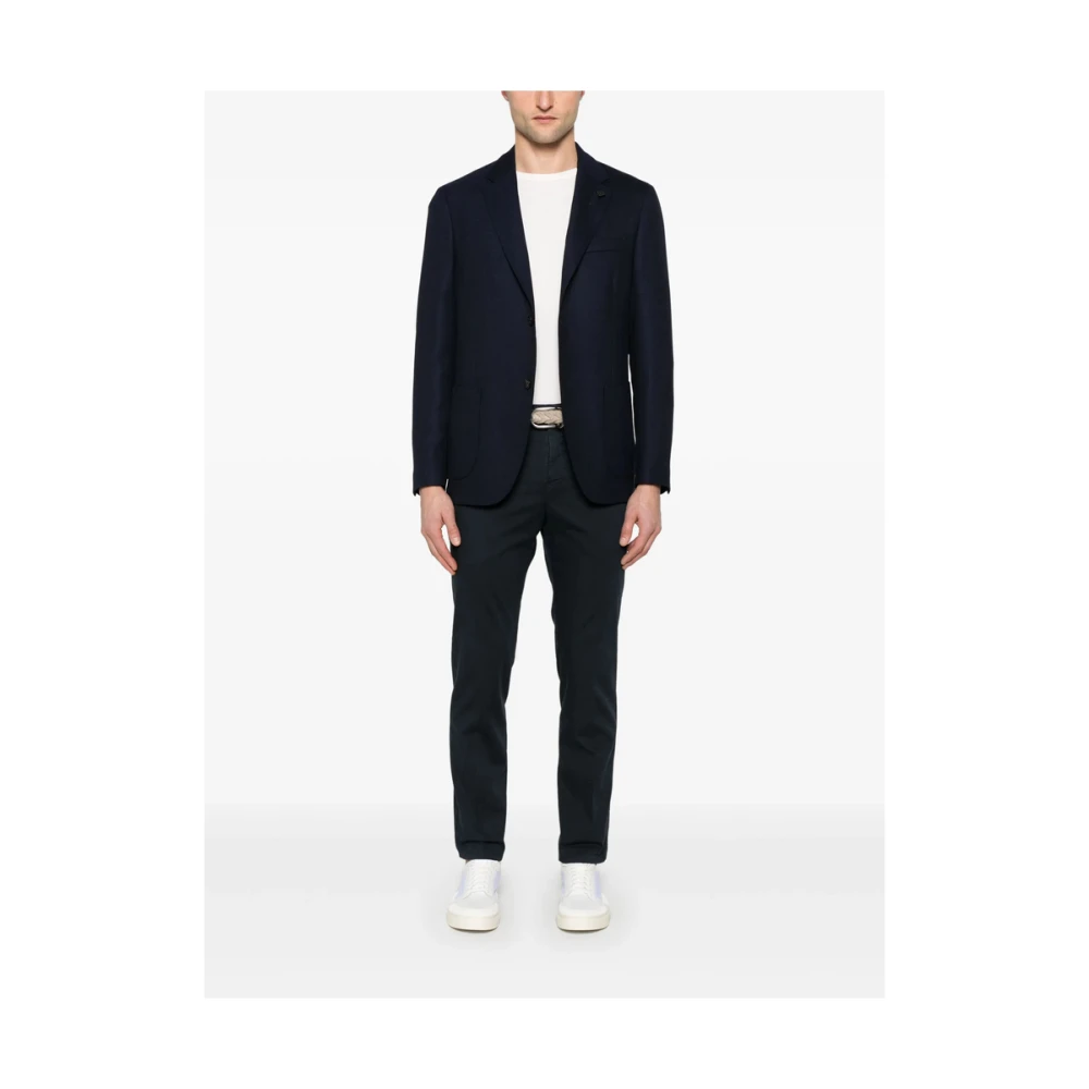 Pt01 Navy Blauwe Casual Broek Blue Heren