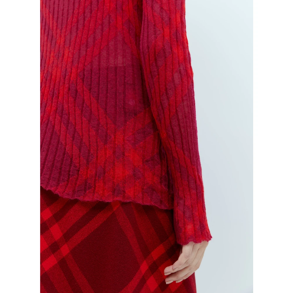 Burberry Knitwear Red Dames
