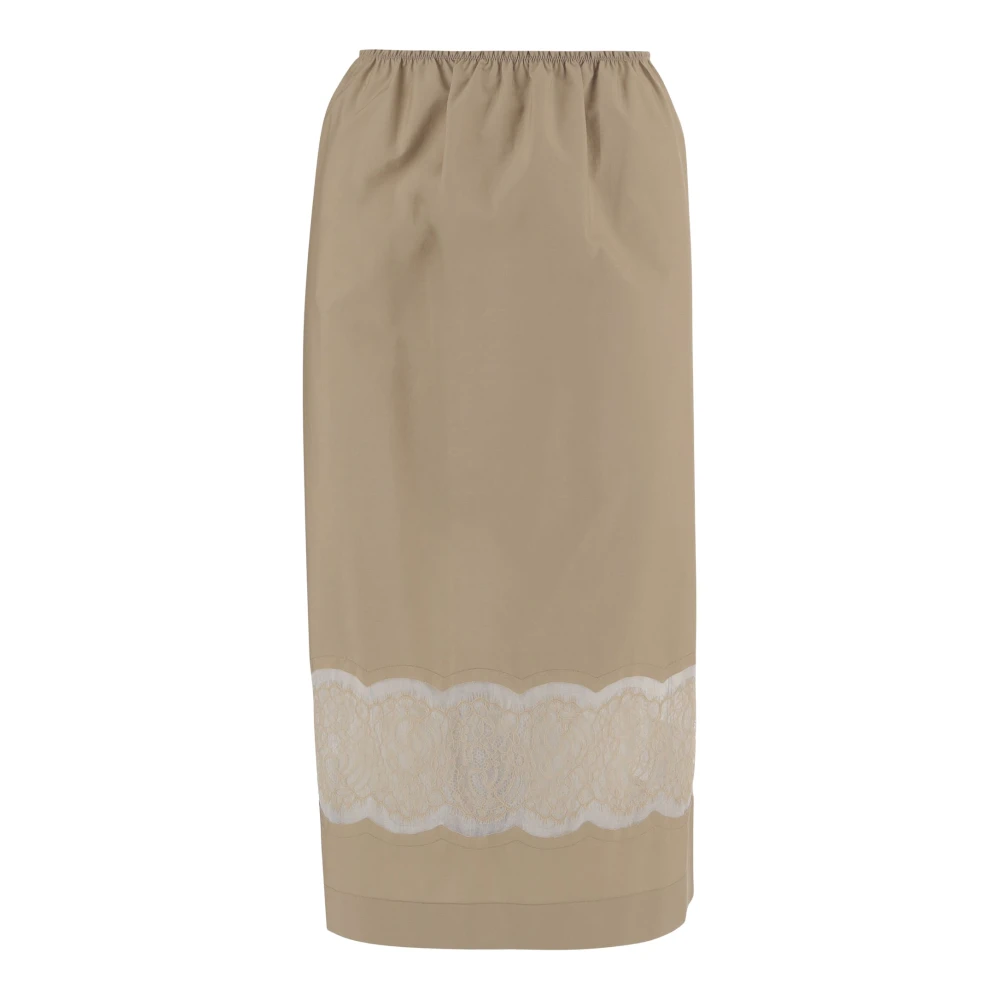 Carven Women's Beige 6261K21098 Maxi Skirt - Maxi Skirts - M - Skirts