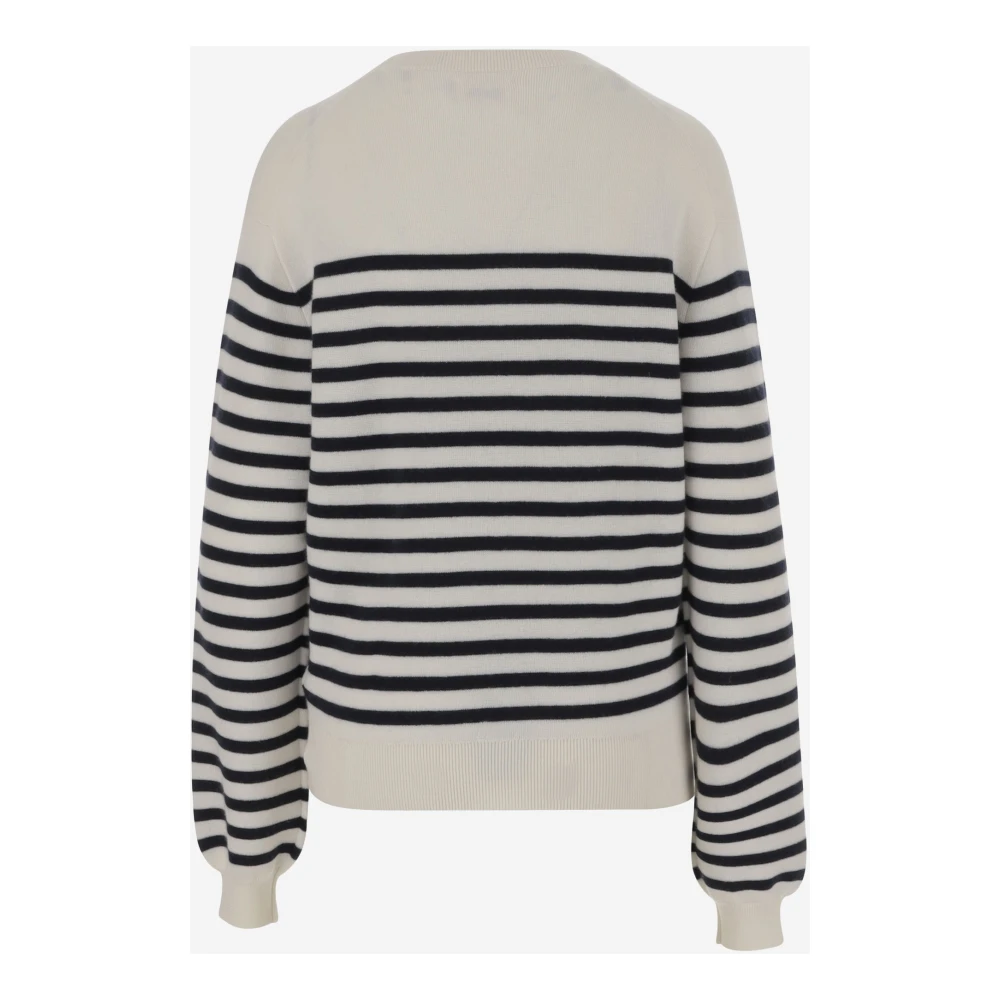 Khaite Gestreepte Cashmere Crew Neck Sweater Multicolor Dames
