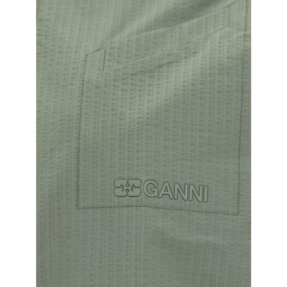Ganni Groene Winterjassen Green Dames