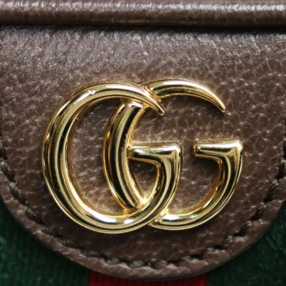 Gucci Vintage Pre-owned Canvas gucci-bags Beige Dames