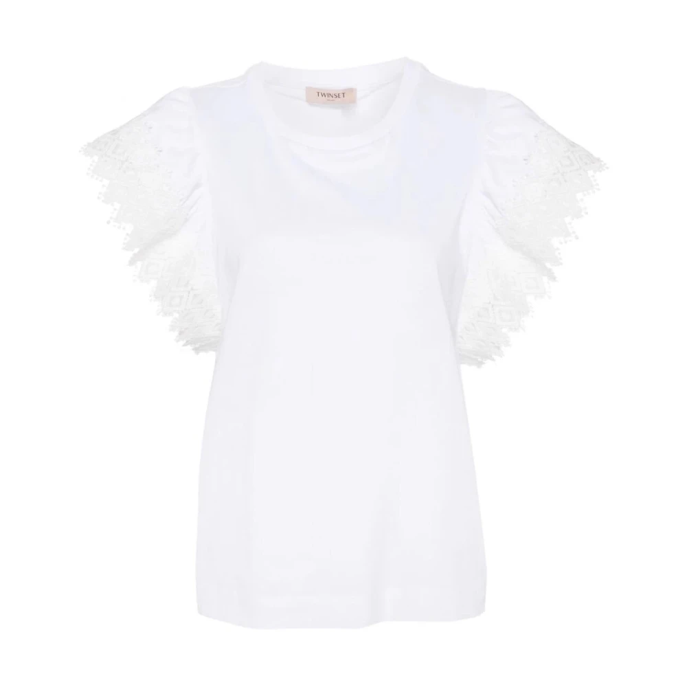 TWINSET MILANO Dames Tops & T-shirts Knitted Blouse Wit