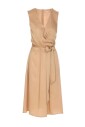 robe-midi-satinee-a-col-en-v
