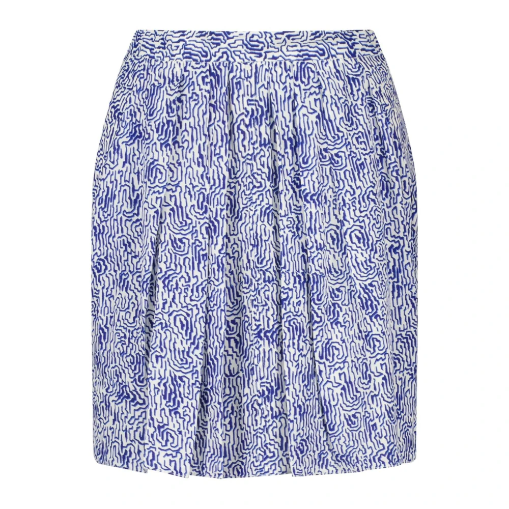 Isabel marant Gedrukte Minirok Violaine Blue Dames