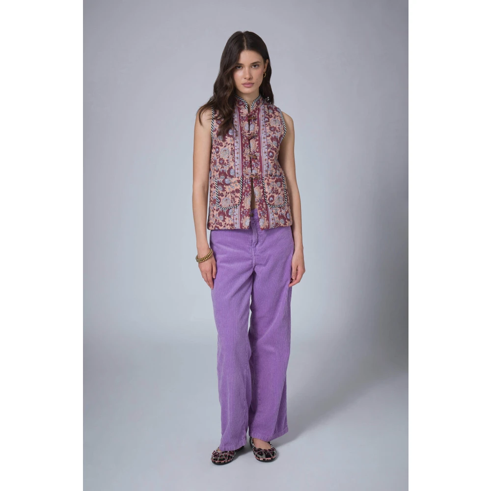 Manoush Bohemian Bloemen Mouwloos Jack Multicolor Dames