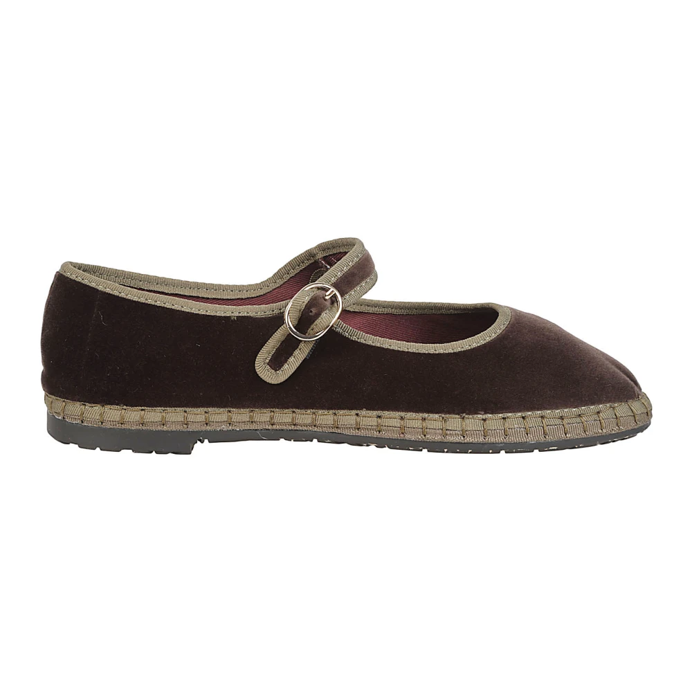Flabelus Green Ballerina Shoes, Female, 5 Uk, Flat Shoes