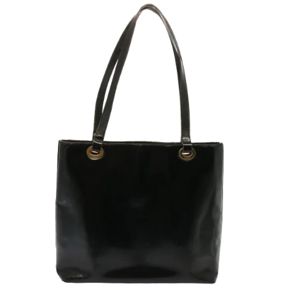 Gucci Vintage Pre-owned Leather totes Black Dames