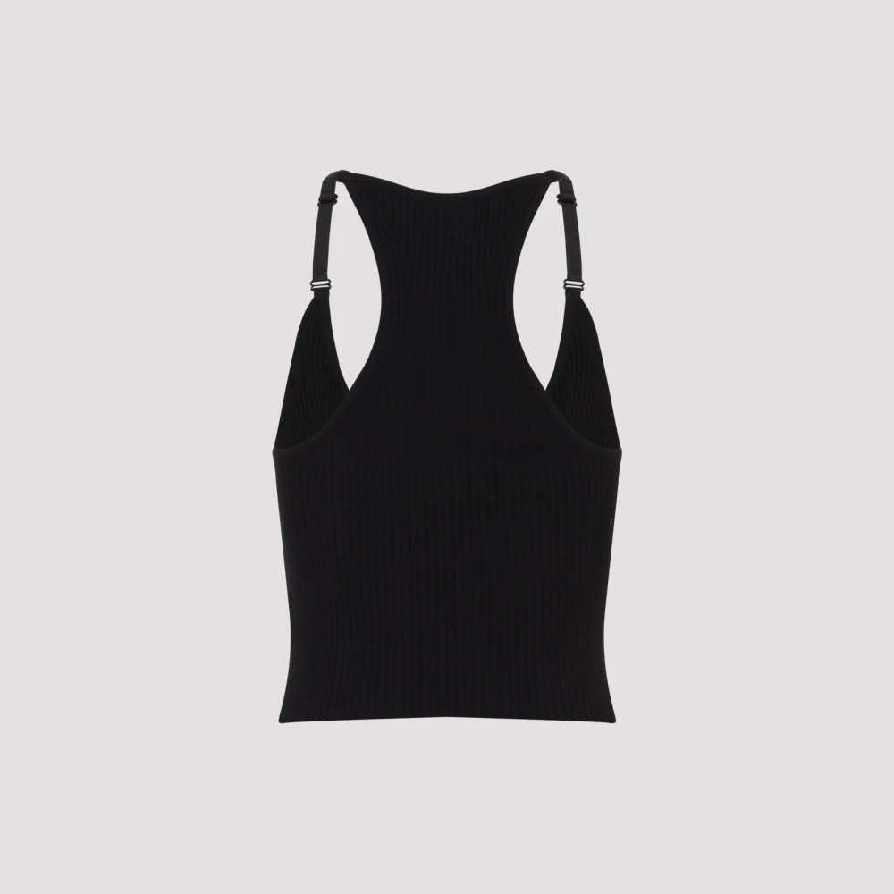 Courrèges Zwarte Topwear voor Vrouwen Black Dames