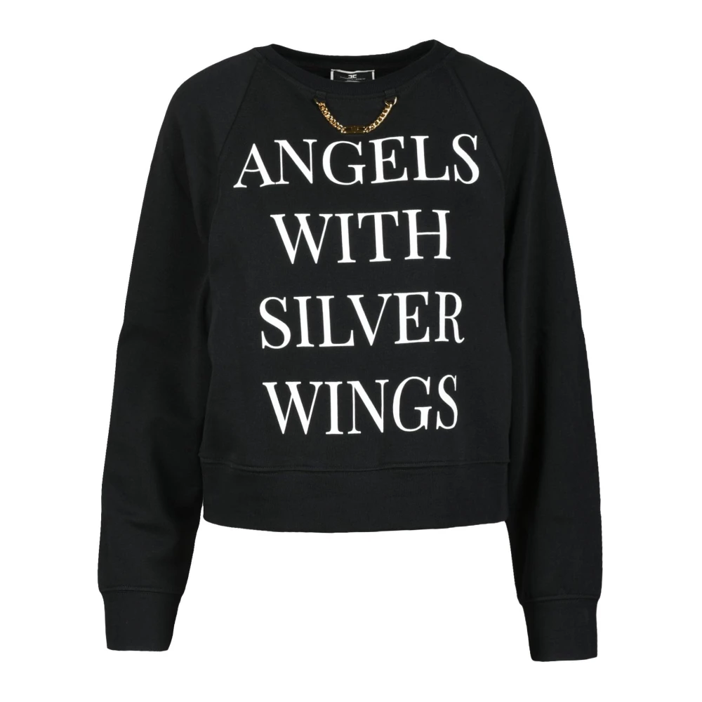 Elisabetta Franchi Sweatshirt Black Dames
