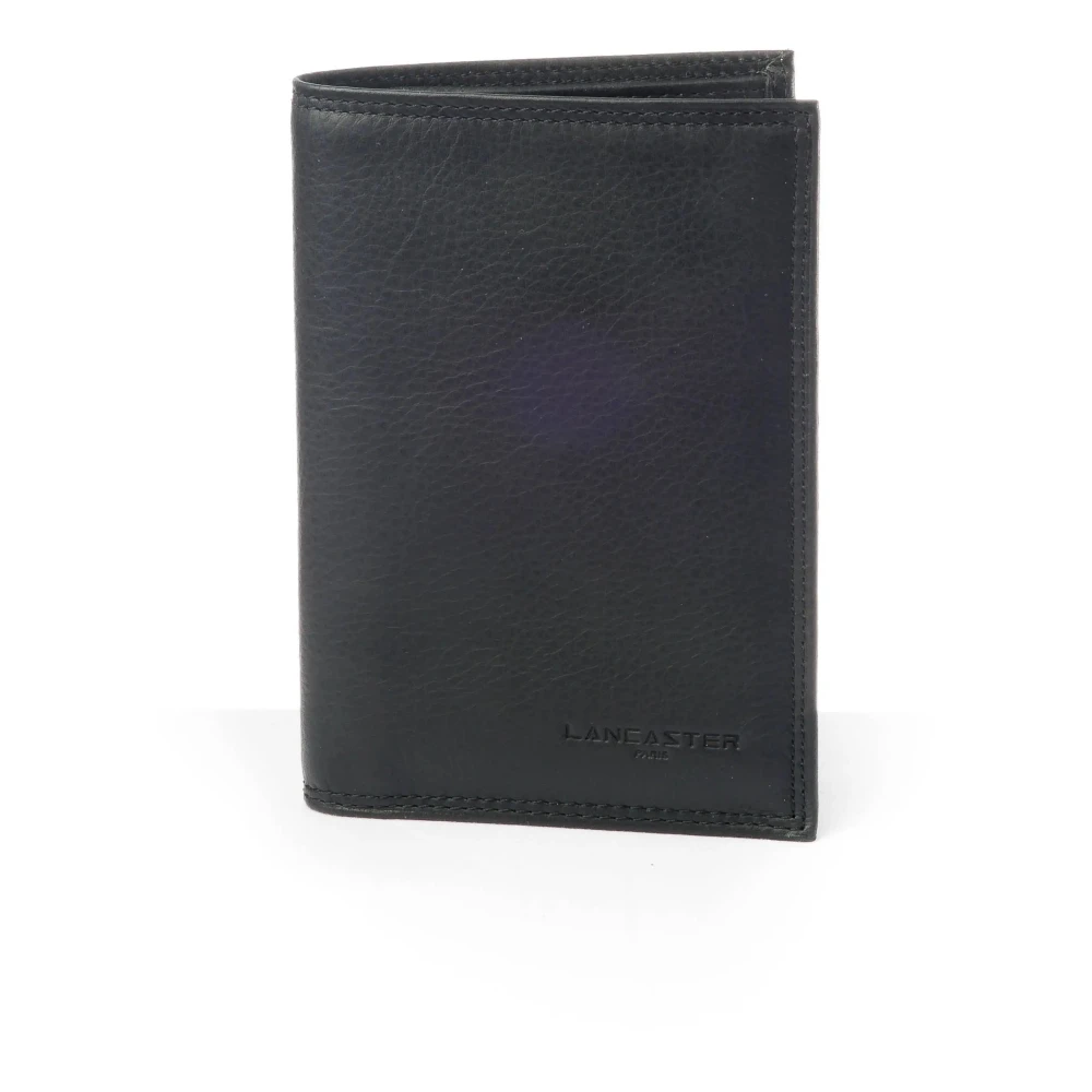 Lancaster Black Wallets & Cardholders, Male, One Size, Leather Wallet & Cardholder Rfid Blocking