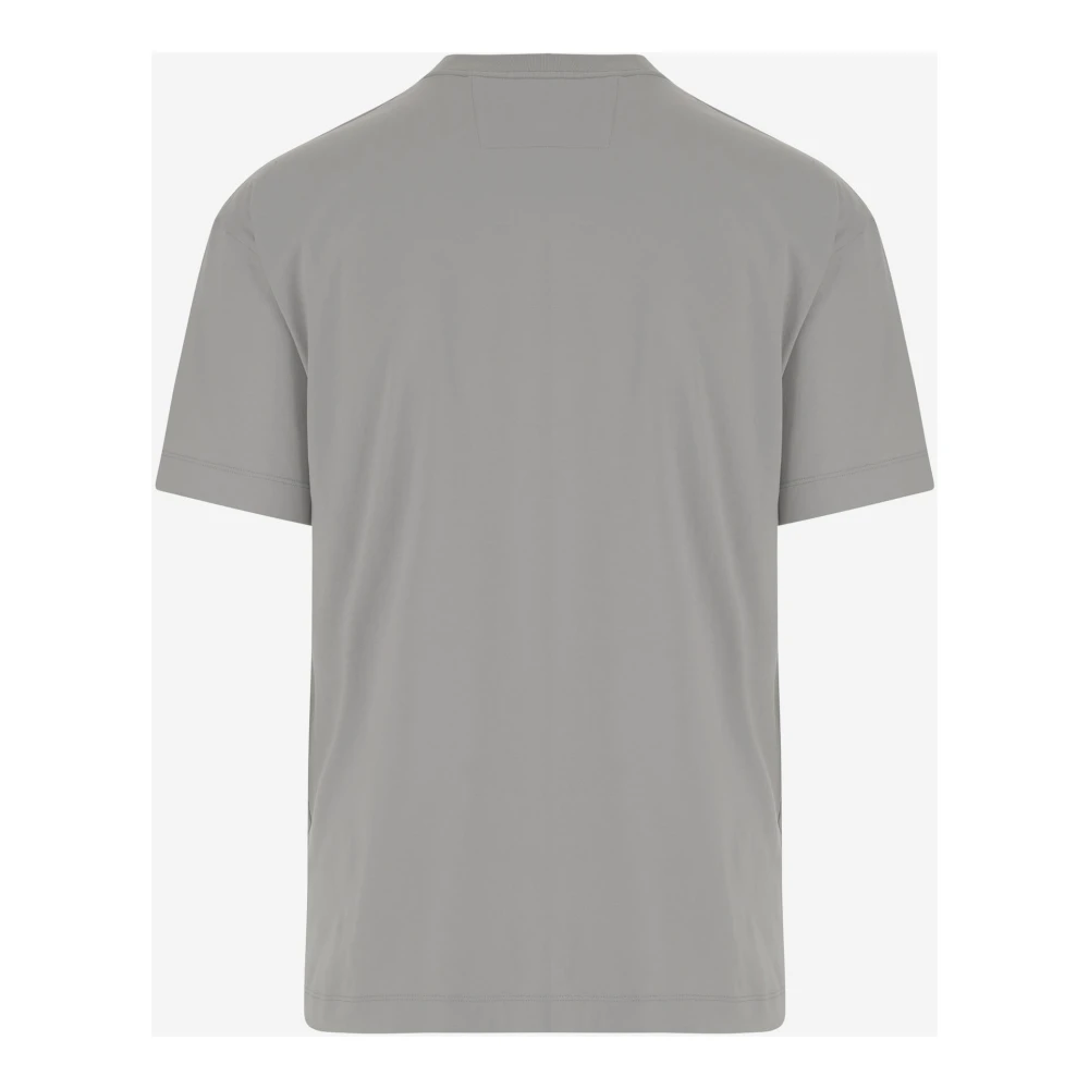 C.P. Company Katoenen Jersey Logo Print T-shirt Gray Heren