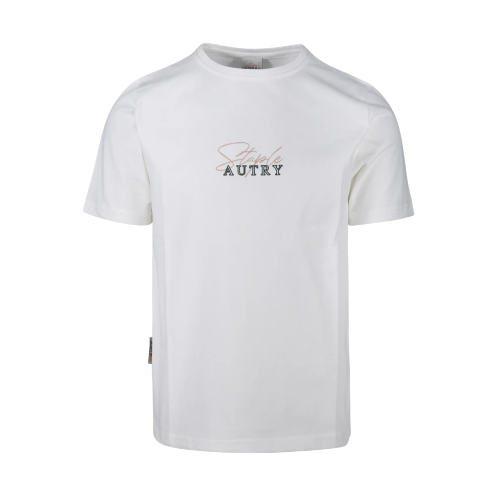 Autry Witte Basis T-Shirt White Heren