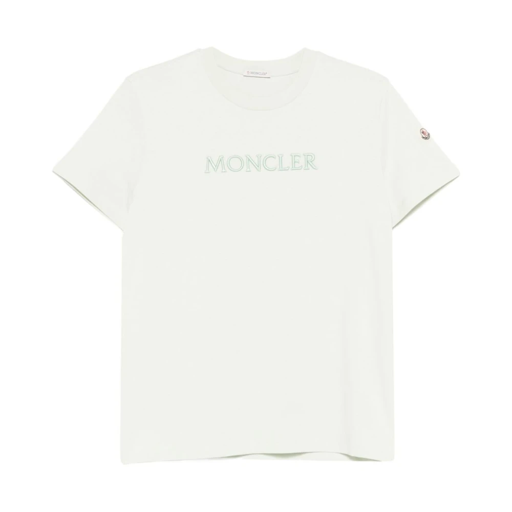 Moncler Vrouw Groente Tops Dames, Groen, L, T-Shirts En Polo's Groen