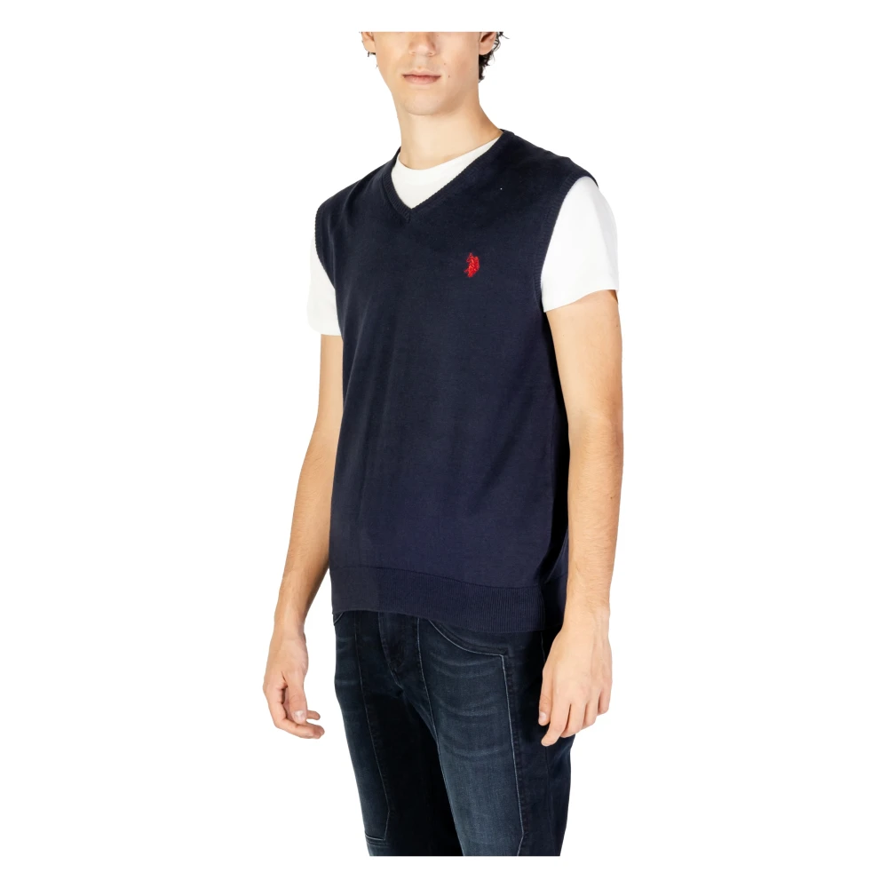 U.s. Polo Assn. Mannen Gebreide Kleding Collectie voor Herfst Winter Blue Heren