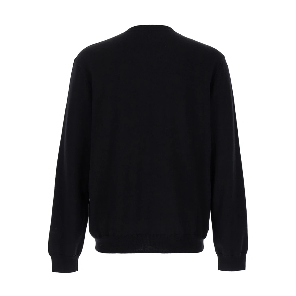 A.p.c. Zwarte Sweater Girocollo Black Heren