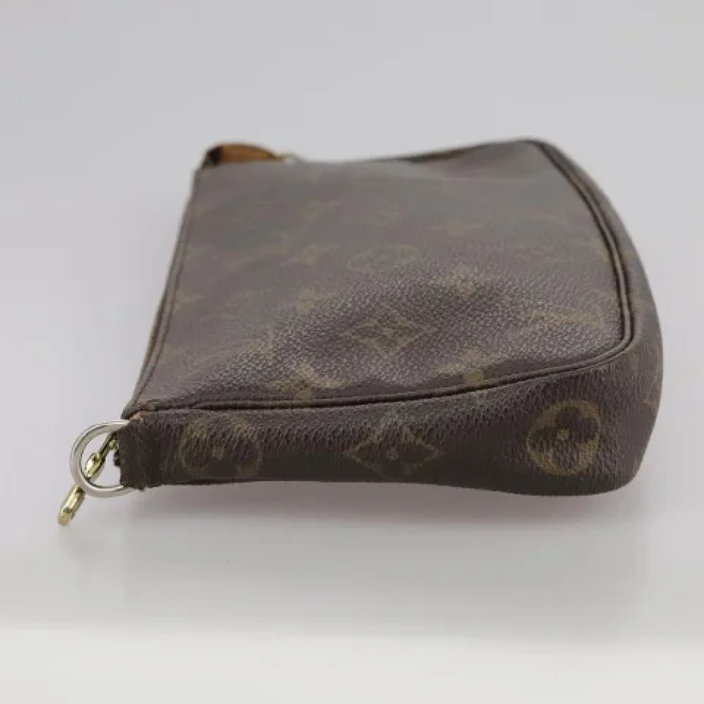 Louis Vuitton Vintage Pre-owned Canvas clutches Brown Dames