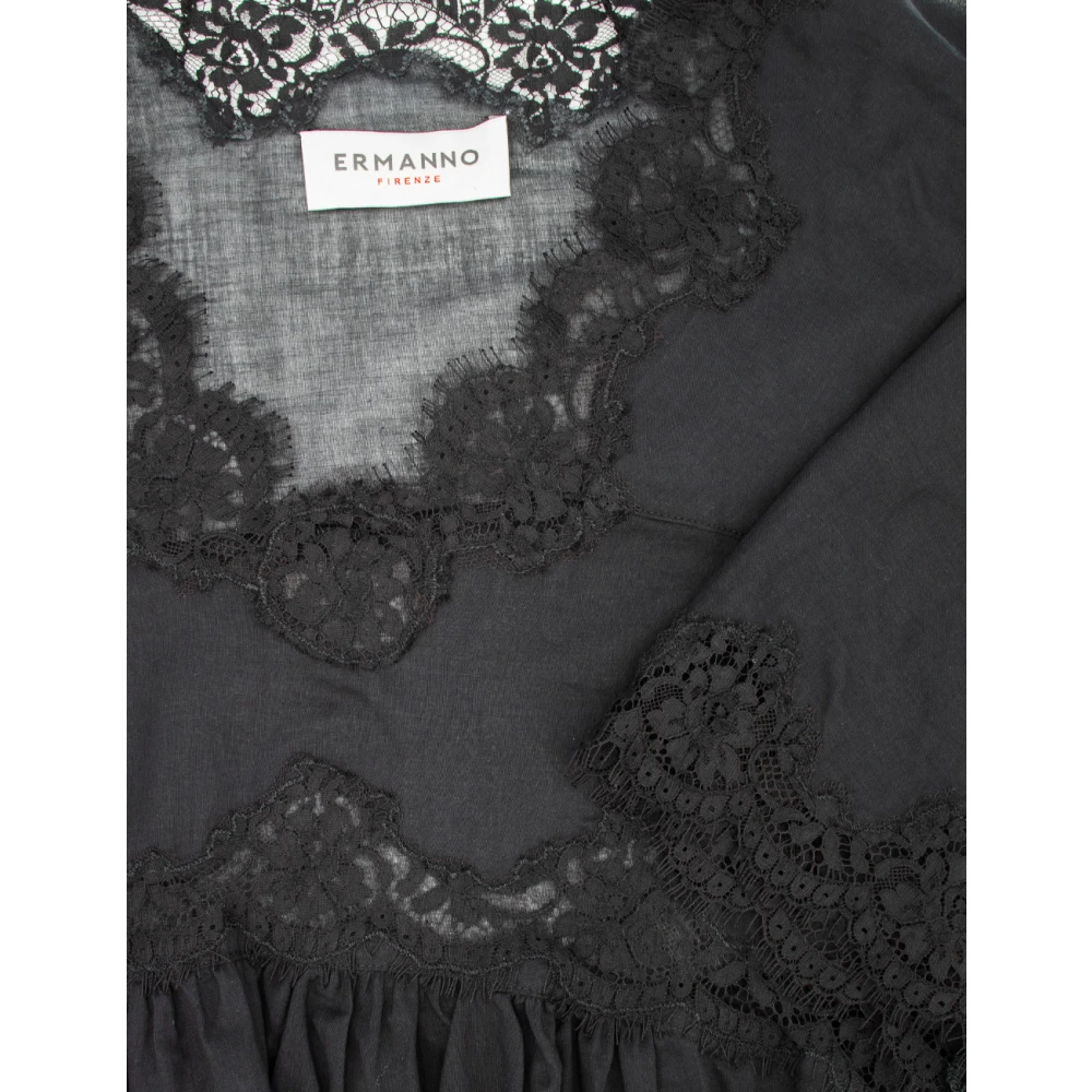 Ermanno Scervino Shirts Black Dames