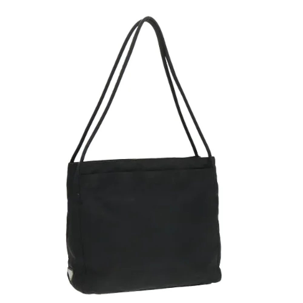 Prada Vintage Pre-owned Nylon prada-bags Black Dames