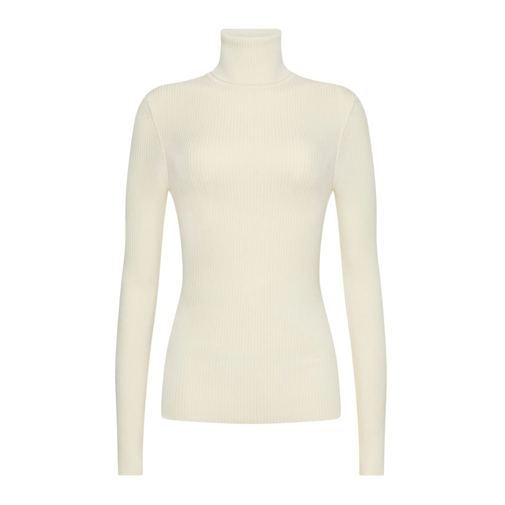 Wolford Beige Turtlenecks, Female, Xs, Merino Fine Rib Pullover