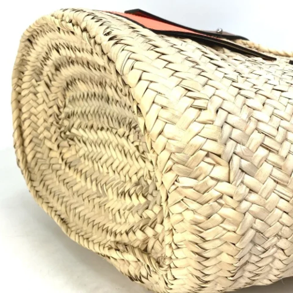 Loewe Pre-owned Fabric shoulder-bags Beige Dames