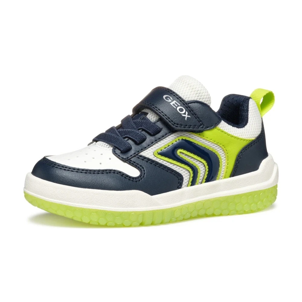 Geox Boys Multicolor Buzzerlight Trainers - Kids Sneakers - 33 Eu - Kids