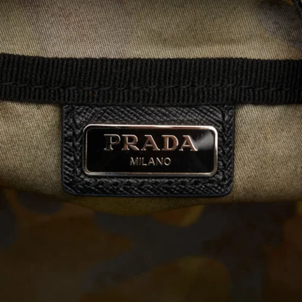 Prada Vintage Pre-owned Fabric prada-bags Brown Dames