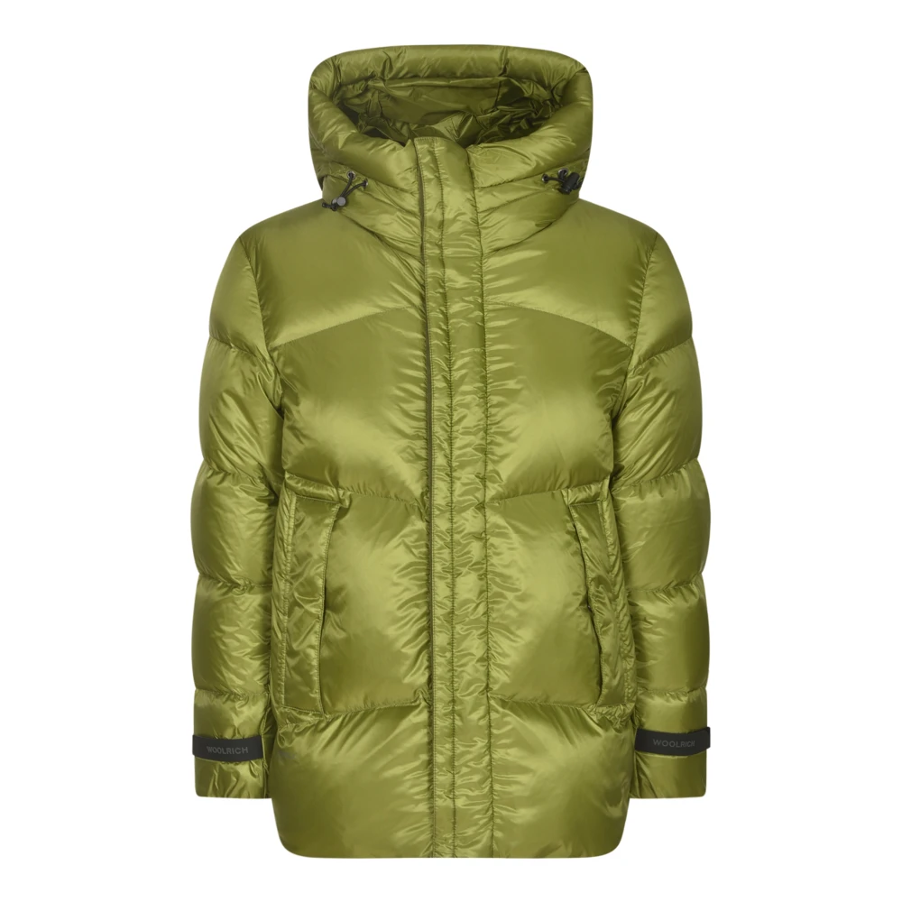 Woolrich Groene Winterjassen Green Heren