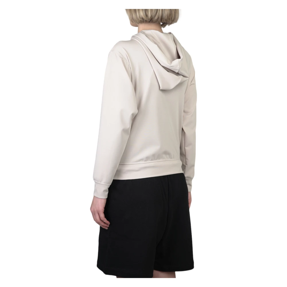 Hinnominate Zip Hoodie in Sabbia Beige Dames