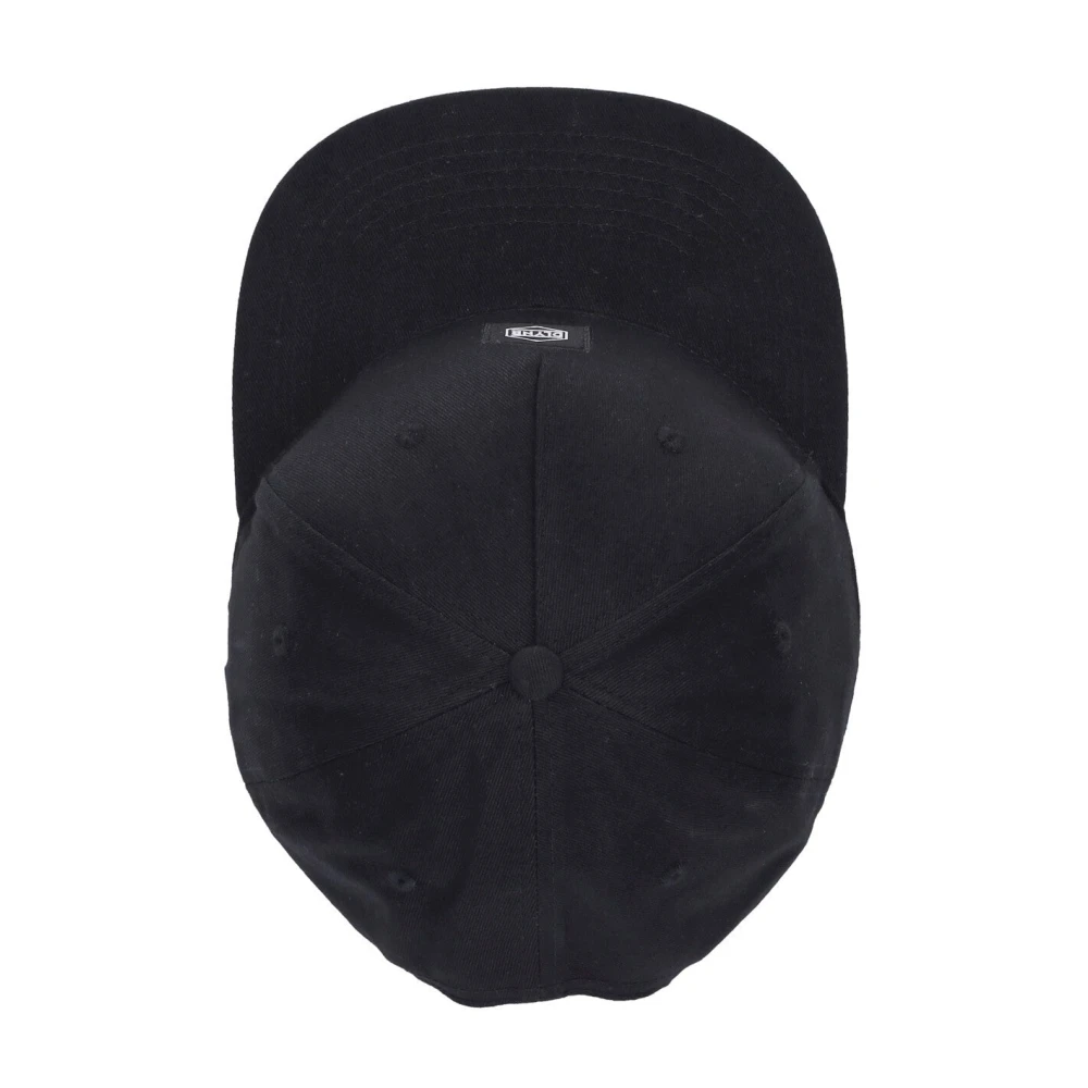 Dolly Noire Platte Klep Pet Zwart Katoen Logo Black Heren