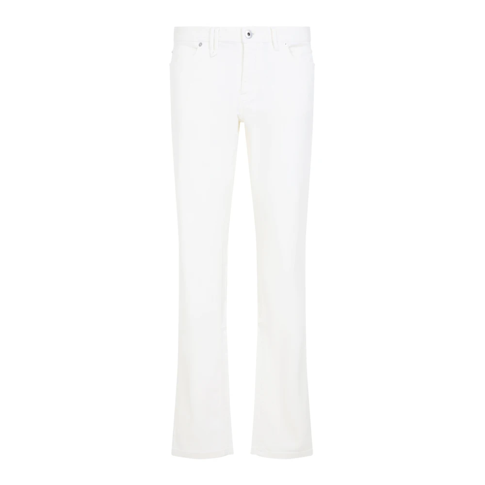 Brioni Witte Broek Moderne Elegantie White Heren