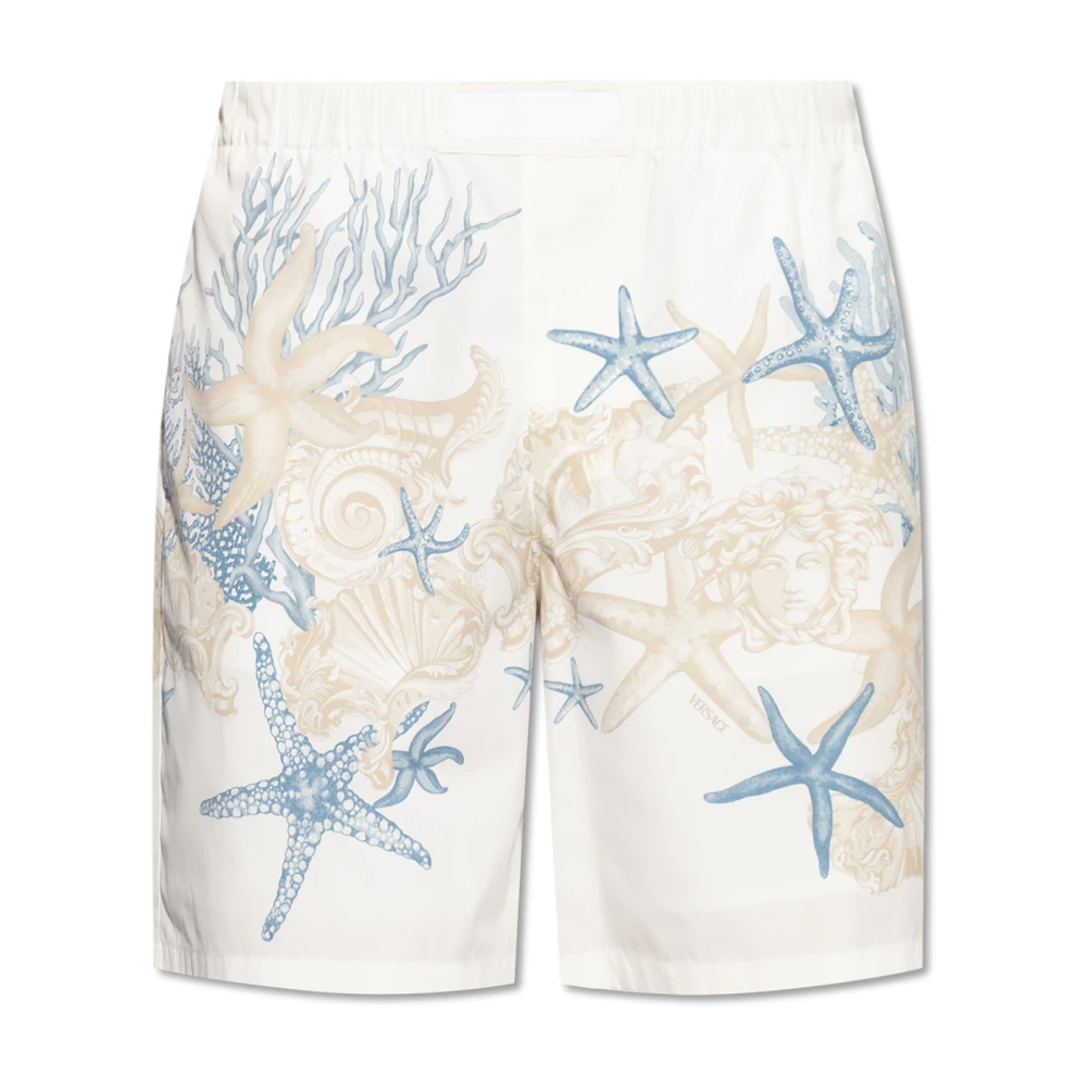 Versace Shorts met het Barocco Sea-motief Multicolor Heren