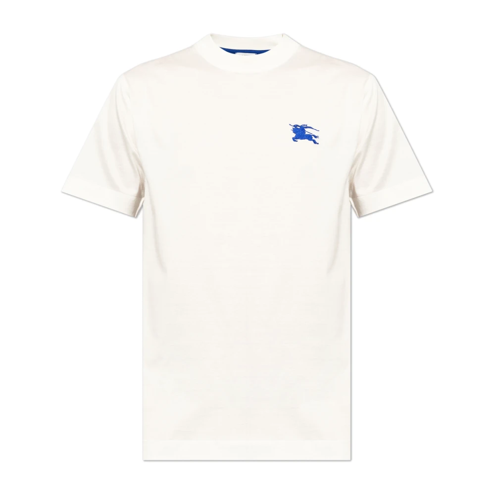 Burberry T-shirt met logo White Heren