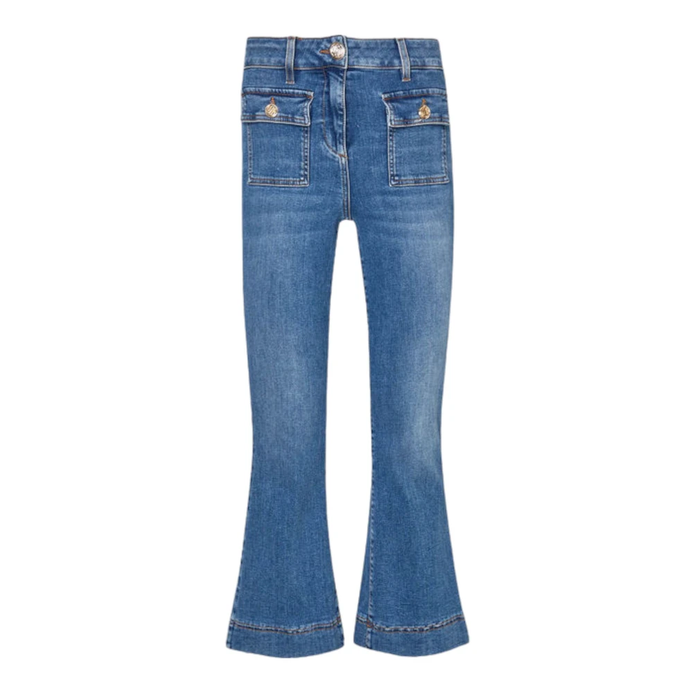 Liu Jo Stijlvolle Cropped Jeans voor Vrouwen Blue Dames