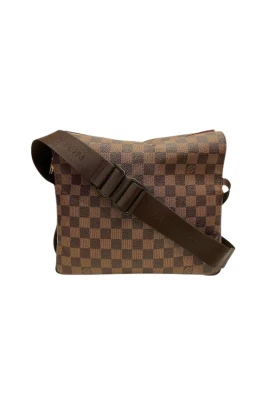Pre-owned Galle Damier Canvas Axelremsväska