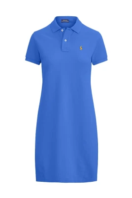 Kortärmad klänning med logotyp