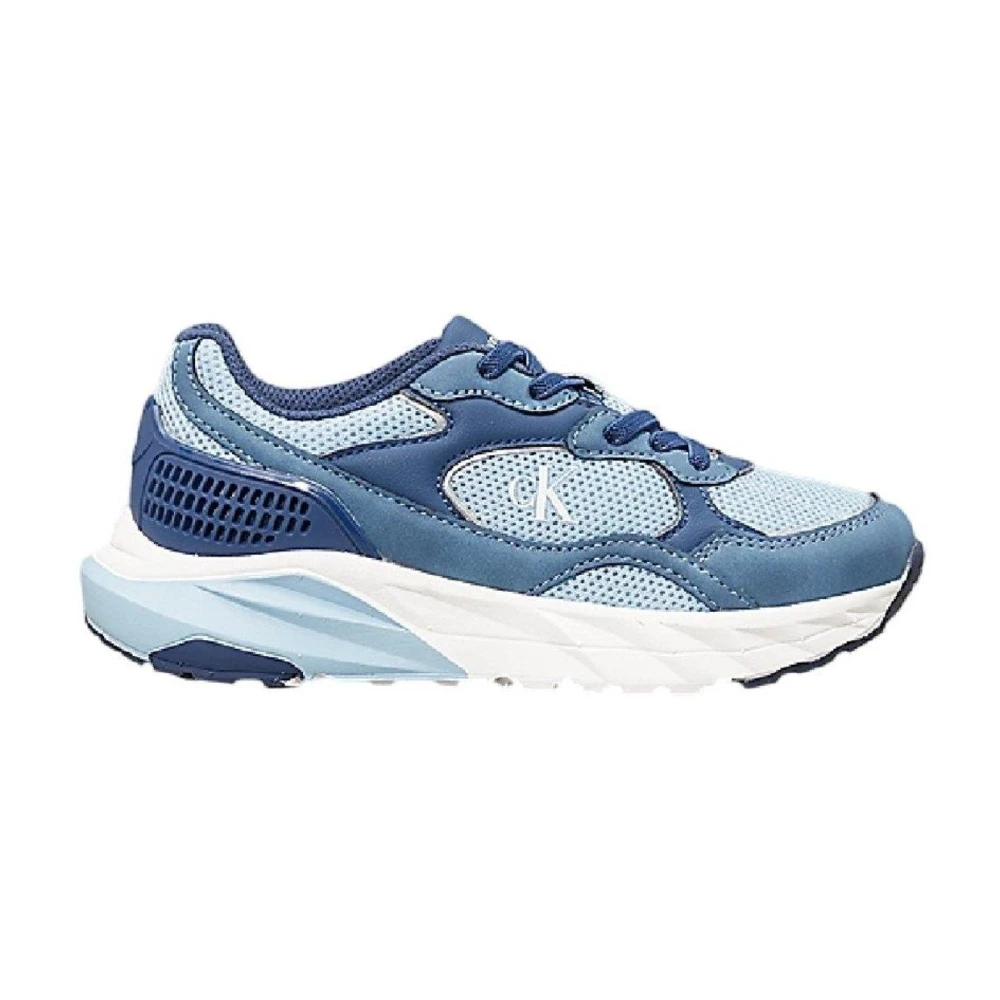 Calvin Klein Lace-Up Sneakers voor Kinderen Heren Schoenen Blauw