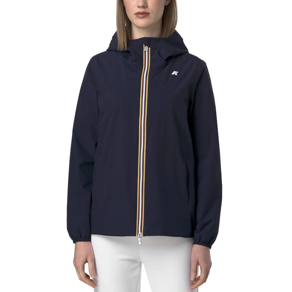 K-Way Mujer Azul - Marguerite Stretch Poly Jersey - Jackets - M
