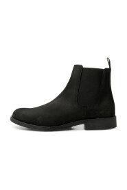 Charles chelsea boot leather - BLACK