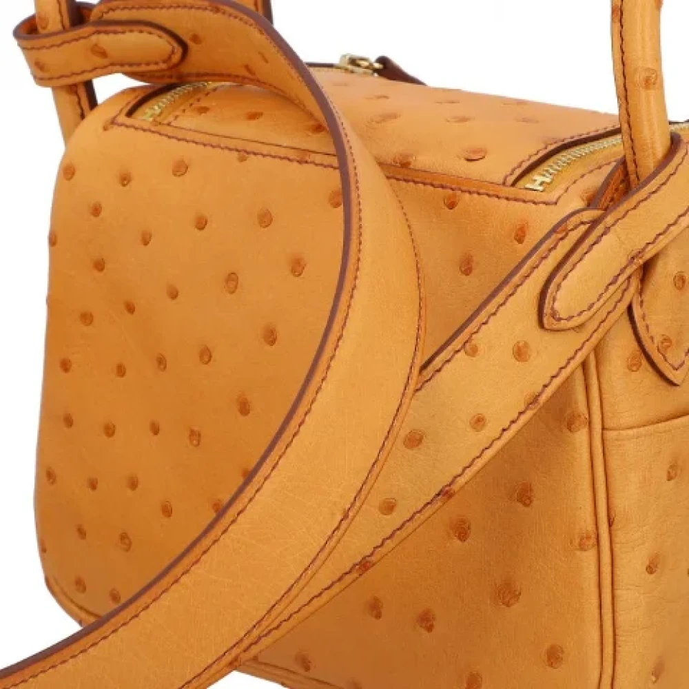 Hermès Vintage Pre-owned Leather shoulder-bags Brown Dames